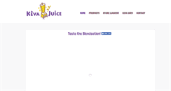 Desktop Screenshot of kevajuice.com