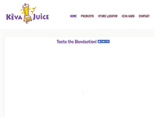 Tablet Screenshot of kevajuice.com